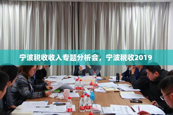 寧波稅收收入專題分析會(huì)，寧波稅收2019 