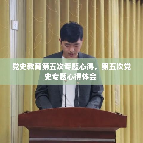 黨史教育第五次專題心得，第五次黨史專題心得體會(huì) 