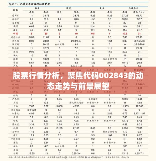 股票行情分析，聚焦代碼002843的動(dòng)態(tài)走勢(shì)與前景展望