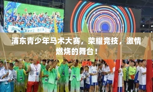 浦東青少年馬術大賽，榮耀競技，激情燃燒的舞臺！