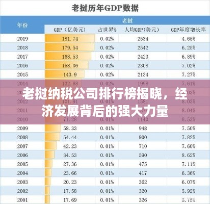 老撾納稅公司排行榜揭曉，經濟發(fā)展背后的強大力量
