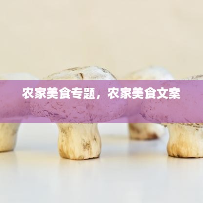 農(nóng)家美食專題，農(nóng)家美食文案 
