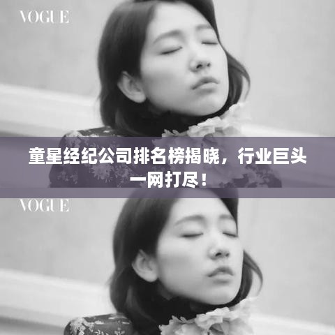 童星經(jīng)紀公司排名榜揭曉，行業(yè)巨頭一網(wǎng)打盡！