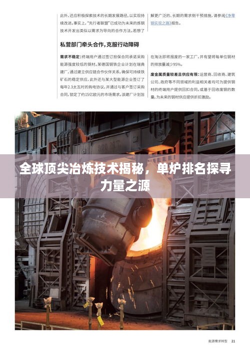 全球頂尖冶煉技術(shù)揭秘，單爐排名探尋力量之源