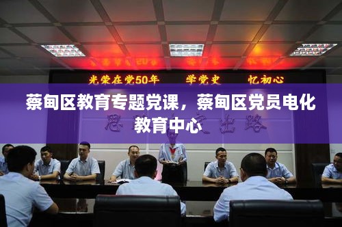 蔡甸區(qū)教育專題黨課，蔡甸區(qū)黨員電化教育中心 