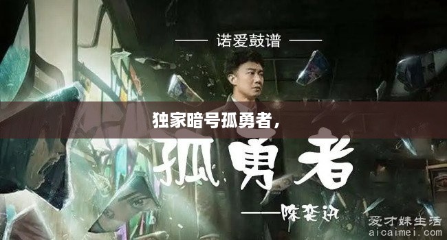 獨家暗號孤勇者， 