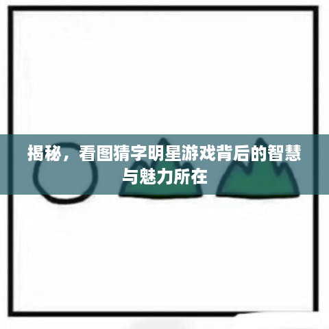 揭秘，看圖猜字明星游戲背后的智慧與魅力所在