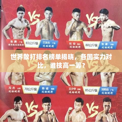 世界散打排名榜單揭曉，各國(guó)實(shí)力對(duì)比，誰(shuí)技高一籌？