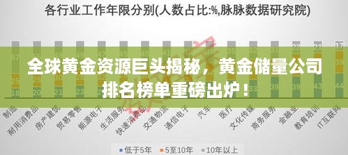 全球黃金資源巨頭揭秘，黃金儲(chǔ)量公司排名榜單重磅出爐！
