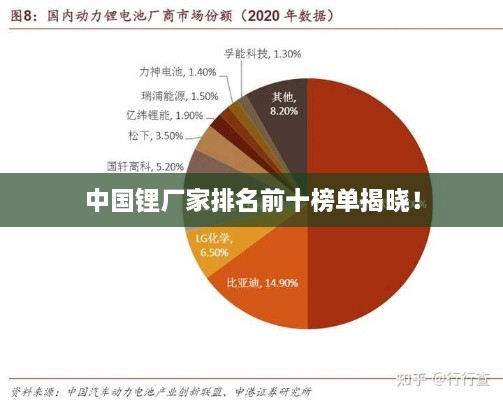 中國鋰廠家排名前十榜單揭曉！