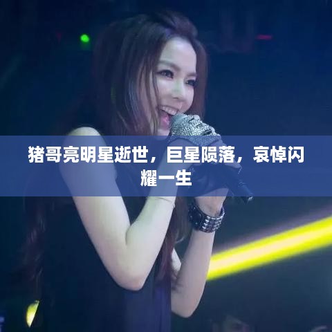 豬哥亮明星逝世，巨星隕落，哀悼閃耀一生