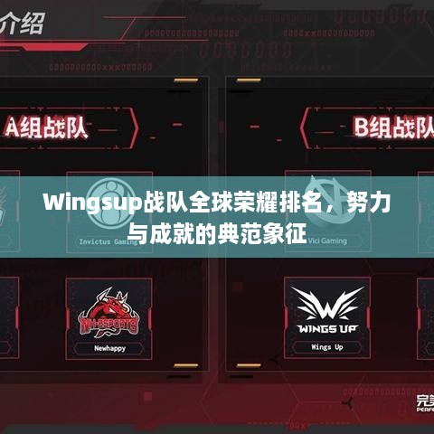 Wingsup戰(zhàn)隊(duì)全球榮耀排名，努力與成就的典范象征