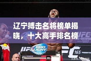 遼寧搏擊名將榜單揭曉，十大高手排名榜單！