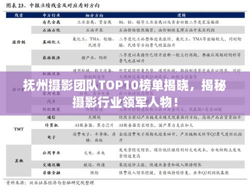 撫州攝影團(tuán)隊(duì)TOP10榜單揭曉，揭秘?cái)z影行業(yè)領(lǐng)軍人物！