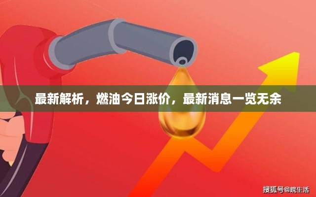 最新解析，燃油今日漲價，最新消息一覽無余