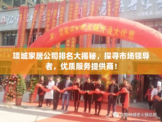 項城家居公司排名大揭秘，探尋市場領導者，優(yōu)質服務提供商！