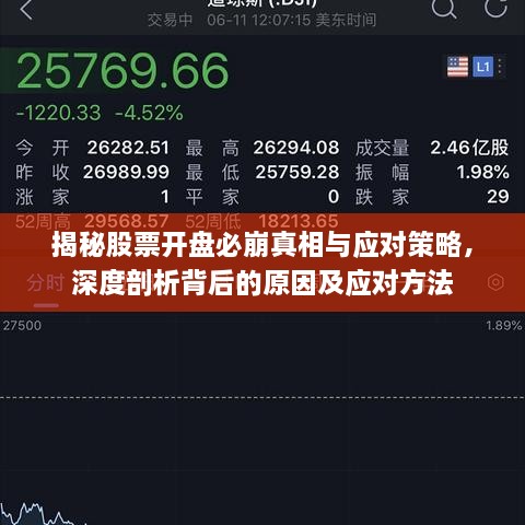 揭秘股票開盤必崩真相與應(yīng)對策略，深度剖析背后的原因及應(yīng)對方法