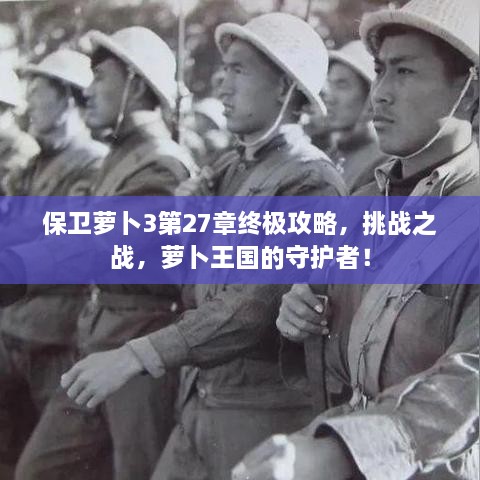 保衛(wèi)蘿卜3第27章終極攻略，挑戰(zhàn)之戰(zhàn)，蘿卜王國(guó)的守護(hù)者！