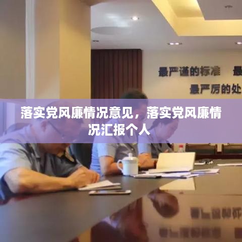 落實(shí)黨風(fēng)廉情況意見，落實(shí)黨風(fēng)廉情況匯報(bào)個(gè)人 