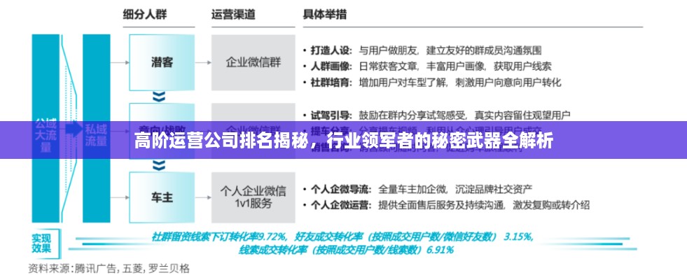 高階運營公司排名揭秘，行業(yè)領(lǐng)軍者的秘密武器全解析