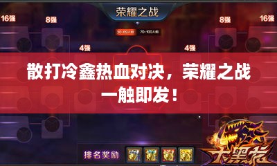 散打冷鑫熱血對(duì)決，榮耀之戰(zhàn)一觸即發(fā)！