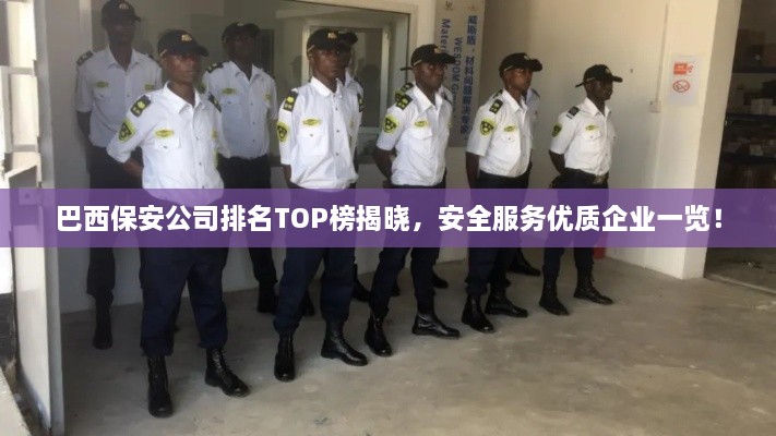 巴西保安公司排名TOP榜揭曉，安全服務(wù)優(yōu)質(zhì)企業(yè)一覽！