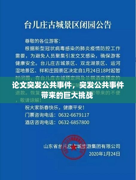 論文突發(fā)公共事件，突發(fā)公共事件帶來的巨大挑戰(zhàn) 