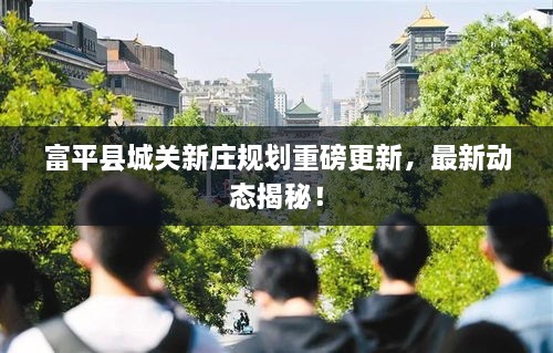 富平縣城關(guān)新莊規(guī)劃重磅更新，最新動態(tài)揭秘！